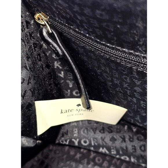 Kate Spade Women's Black Leather Mini Bernadine Hadley Street Satchel Handbag - Picture 13 of 16